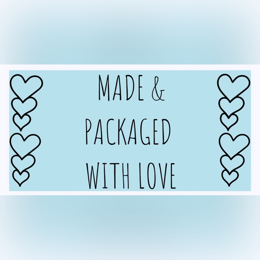 30 STICKERS - 2” x 1” - MADE & PACKAGED ‘WITH‎ LOVE’